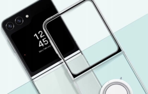 ORYGINALNE ETUI SAMSUNG GALAXY Z FLIP 5 CLEAR GADGET CASE BEZBARWNY