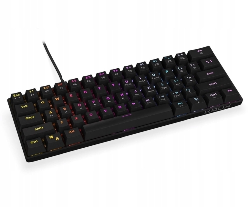 KLAWIATURA PRZEWODOWA KRUX QARA 60% RGB OUTEMU RED