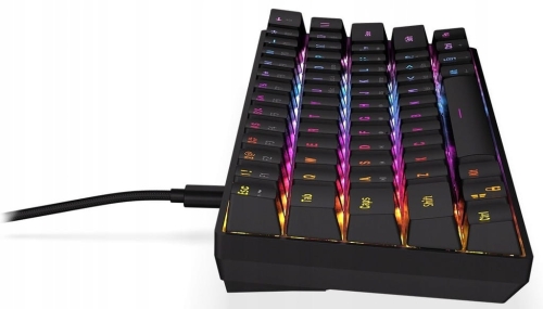 KLAWIATURA PRZEWODOWA KRUX QARA 60% RGB OUTEMU RED