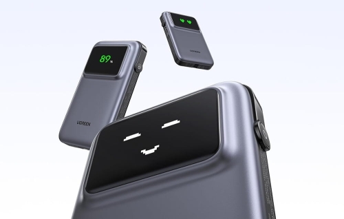 UGREEN POWERBANK 10000MAH 30W DO TELEFONU WBUDOWANY KABEL USB-C MAGNETIC