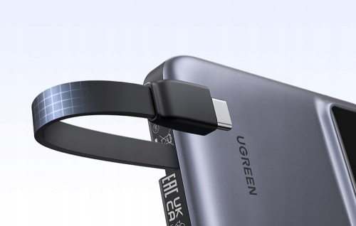 UGREEN POWERBANK 10000MAH 30W DO TELEFONU WBUDOWANY KABEL USB-C MAGNETIC