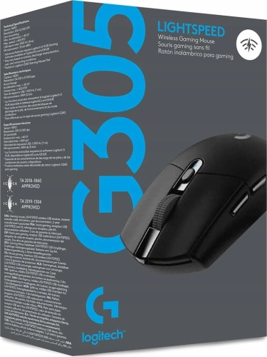 MYSZKA BEZPRZEWODOWA LOGITECH G305 LIGHTSPEED CZARNA