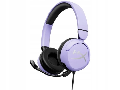 SŁUCHAWKI PRZEWODOWE HYPERX CLOUD MINI FIOLETOWE