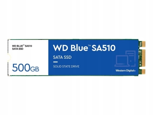 DYSK SSD WD BLUE SA510 500GB M.2 2280 SATA III