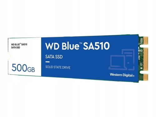 DYSK SSD WD BLUE SA510 500GB M.2 2280 SATA III