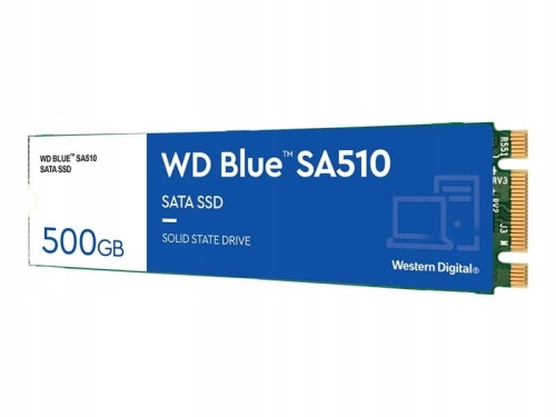 DYSK SSD WD BLUE SA510 500GB M.2 2280 SATA III