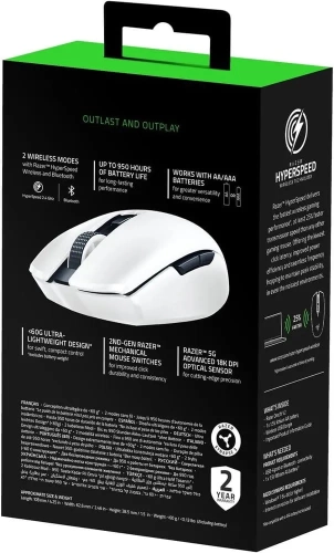 MYSZKA BEZPRZEWODOWA RAZER OROCHI V2 BIAŁA