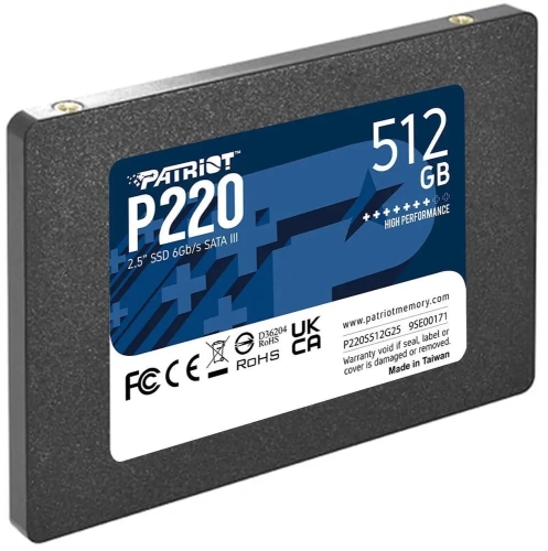 DYSK SSD PATRIOT P220 512GB SATA III 2,5"