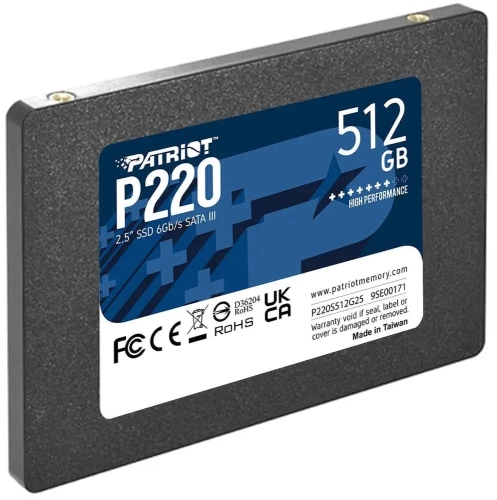 DYSK SSD PATRIOT P220 512GB SATA III 2,5"