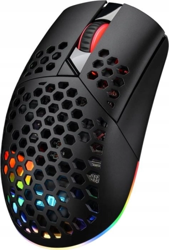 MYSZKA BEZPRZEWODOWA SILVER MONKEY X HOWLER CZARNA RGB