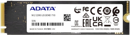 DYSK SSD ADATA LEGEND 710 256GB PCIE GEN3 M.2 2280