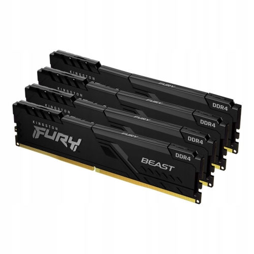 PAMIĘĆ RAM KINGSTON FURY BEAST DDR4 64GB 3200MHZ CL16 (4x16GB)