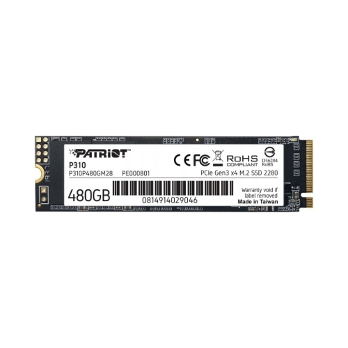 DYSK SSD PATRIOT P310 480GB M.2 2280 PCIE NVME