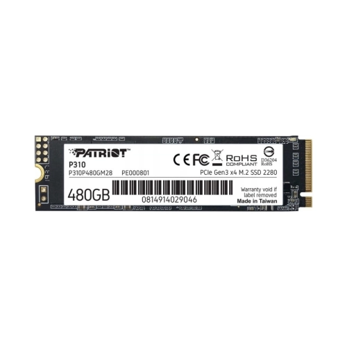 DYSK SSD PATRIOT P310 480GB M.2 2280 PCIE NVME