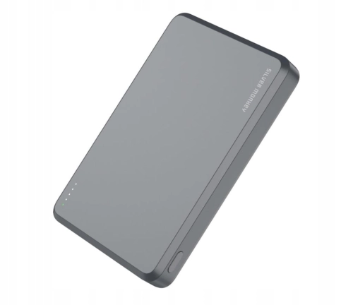 SILVER MONKEY POWERBANK 15W 10000MAH MAGSAFE SZARY