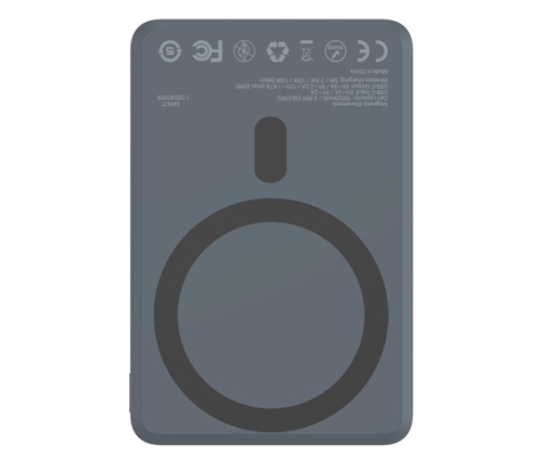 SILVER MONKEY POWERBANK 15W 10000MAH MAGSAFE SZARY