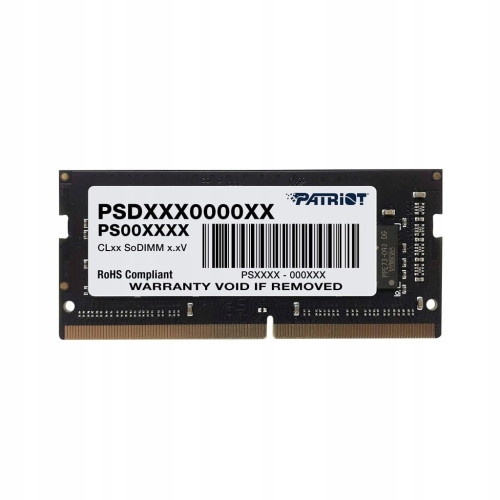 PAMIĘĆ RAM PATRIOT DDR4 16GB 2400MHZ CL17 SODIMM (1x16GB)