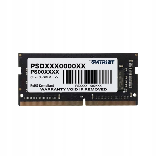 PAMIĘĆ RAM PATRIOT DDR4 16GB 2400MHZ CL17 SODIMM (1x16GB)