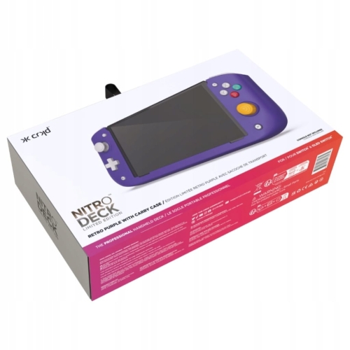 CRKD NITRO DECK RETRO PURPLE LIMITED EDITION FIOLETOWY NINTENDO SWITCH