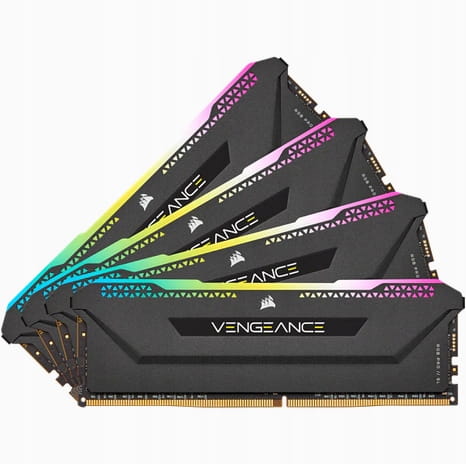 PAMIĘĆ RAM CORSAIR VENGEANCE RGB PRO SL DDR4 64GB 3200MHZ (4x16GB)