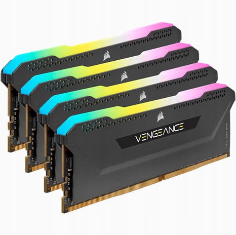 PAMIĘĆ RAM CORSAIR VENGEANCE RGB PRO SL DDR4 64GB 3200MHZ (4x16GB)