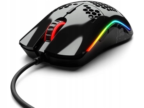 MYSZKA PRZEWODOWA GLORIOUS MODEL O-MINUS GLOSSY BLACK CZARNA