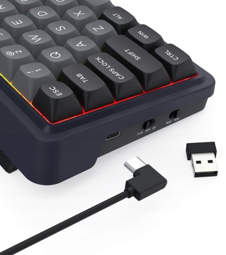 KLAWIATURA BEZPRZEWODOWA REDRAGON DRACONIC V2 PRO CZARNA