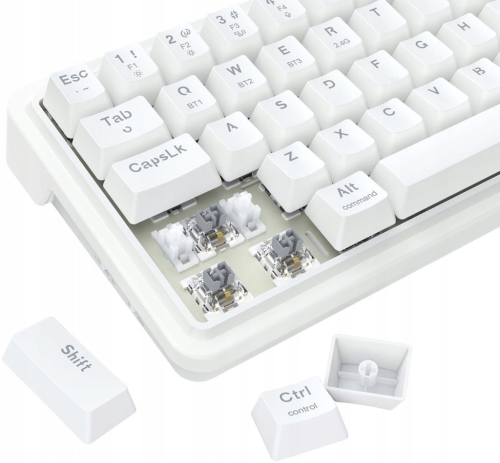 KLAWIATURA BEZPRZEWODOWA REDRAGON DRACONIC V2 PRO BIAŁA