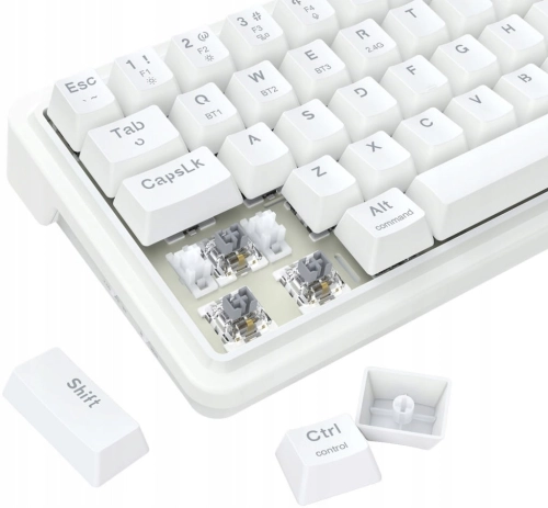 KLAWIATURA BEZPRZEWODOWA REDRAGON DRACONIC V2 PRO BIAŁA