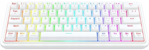 KLAWIATURA BEZPRZEWODOWA REDRAGON DRACONIC V2 PRO BIAŁA