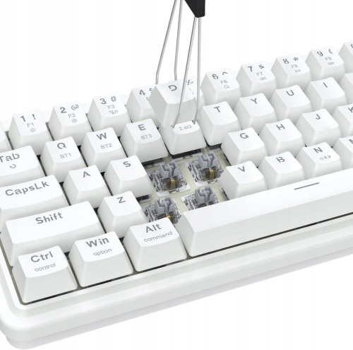 KLAWIATURA BEZPRZEWODOWA REDRAGON DRACONIC V2 PRO BIAŁA