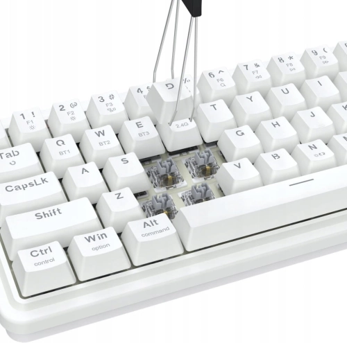 KLAWIATURA BEZPRZEWODOWA REDRAGON DRACONIC V2 PRO BIAŁA