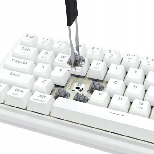 KLAWIATURA BEZPRZEWODOWA REDRAGON DRACONIC V2 PRO BIAŁA