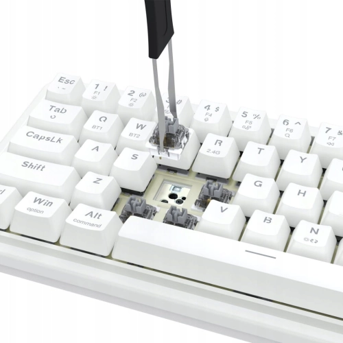 KLAWIATURA BEZPRZEWODOWA REDRAGON DRACONIC V2 PRO BIAŁA