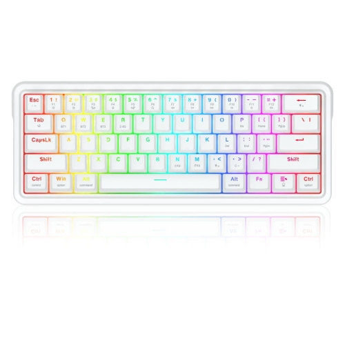 KLAWIATURA BEZPRZEWODOWA REDRAGON DRACONIC V2 PRO BIAŁA