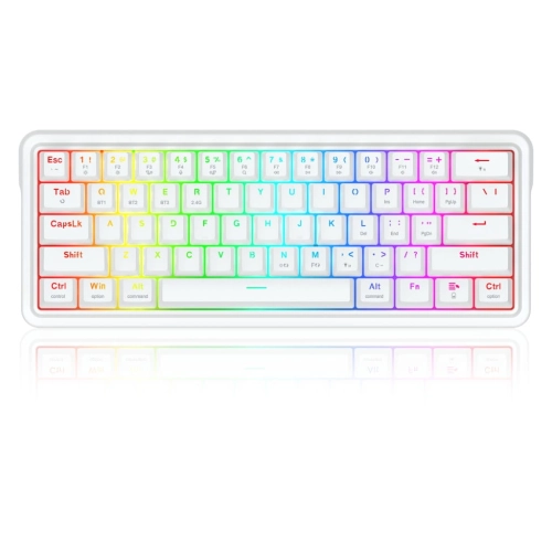 KLAWIATURA BEZPRZEWODOWA REDRAGON DRACONIC V2 PRO BIAŁA