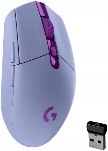 MYSZKA BEZPRZEWODOWA LOGITECH G305 LIGHTSPEED LILIOWA