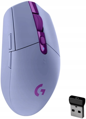 MYSZKA BEZPRZEWODOWA LOGITECH G305 LIGHTSPEED LILIOWA