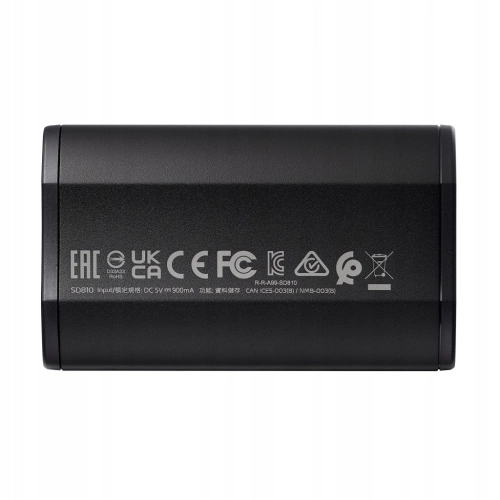 DYSK ZEWNĘTRZNY SSD ADATA SD810 1TB USB 3.2 GEN2 TYPE-C CZARNY