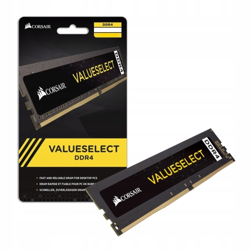PAMIĘĆ RAM CORSAIR VALUE SELECT DDR4 4GB 2400MHZ CL16 (1x4GB)