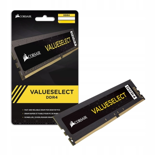 PAMIĘĆ RAM CORSAIR VALUE SELECT DDR4 4GB 2400MHZ CL16 (1x4GB)