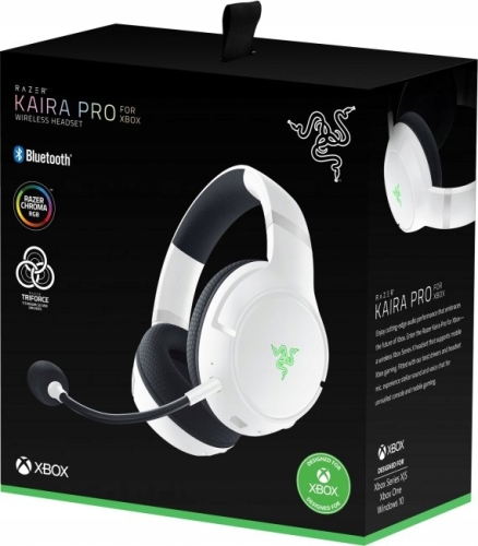 SŁUCHAWKI BEZPRZEWODOWE NAUSZNE RAZER KAIRA PRO XBOX BIAŁE