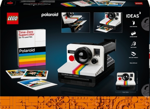 ZESTAW KLOCKI LEGO IDEAS 21345 APARAT POLAROID ONE STEOP SX-70