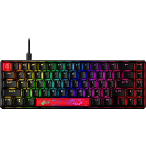 KLAWIATURA MECHANICZNA PRZEWODOWA HYPERX ALLOY ORIGINS 65 CZARNA