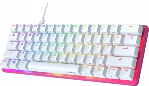 KLAWIATURA PRZEWODOWA HYPERX ALLOY ORIGINS 60 RÓŻOWO-BIAŁA
