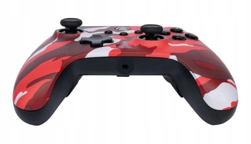 PAD KONTROLER POWERA PRZEWODOWY ENHANCED RED CAMO XO XSX PC CZERWONY