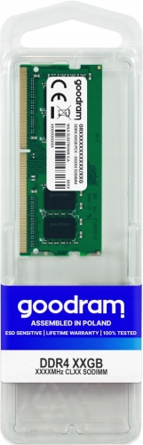 PAMIĘĆ RAM GOODRAM DDR4 32GB 2666MHZ CL19 SODIMM (1x32GB)