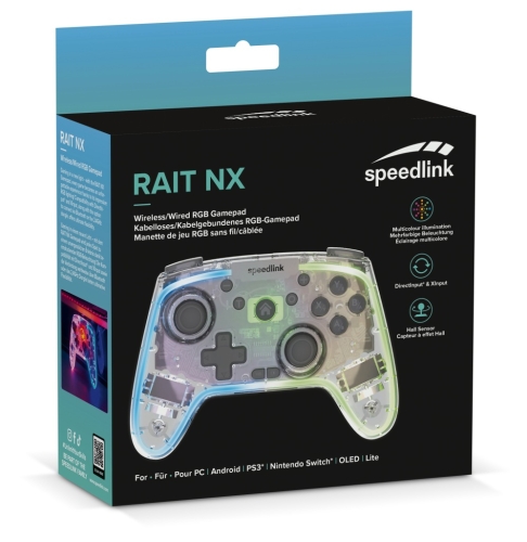 KONTROLER BEZPRZEWODOWY SPEEDLINK RAIT NX RGB