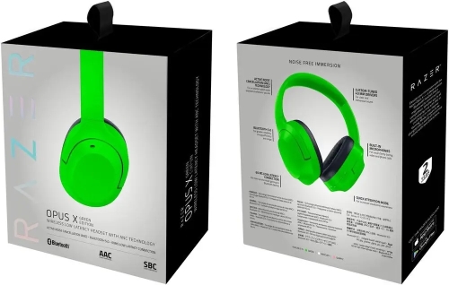 SŁUCHAWKI BEZPRZEWODOWE RAZER OPUS X ANC ZIELONE