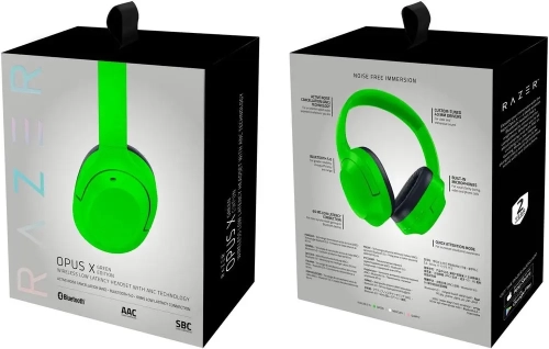 SŁUCHAWKI BEZPRZEWODOWE RAZER OPUS X ANC ZIELONE